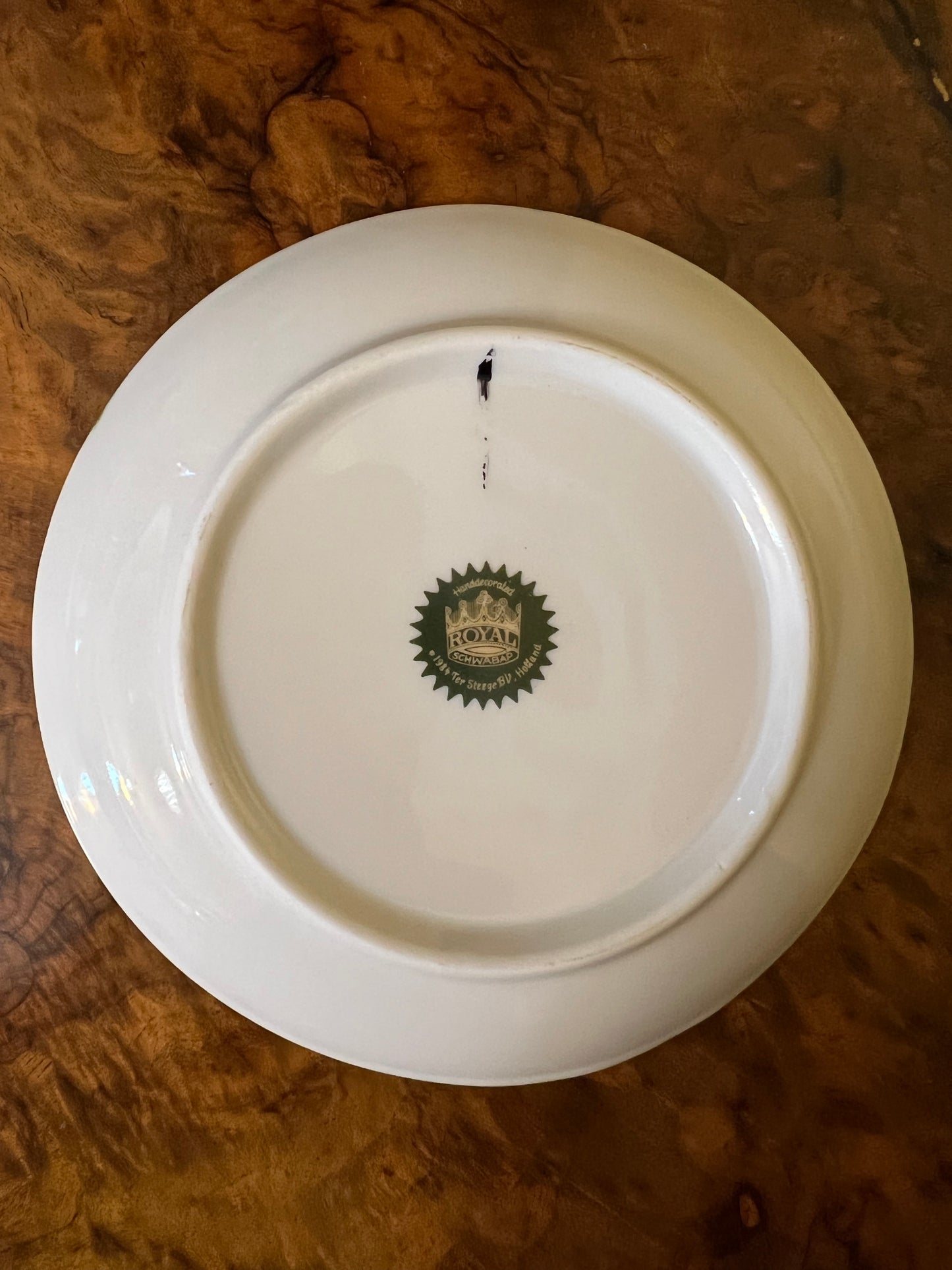 Royal Schwabap Handcrafted Mini Saucers 1984 Ter Steege BV 