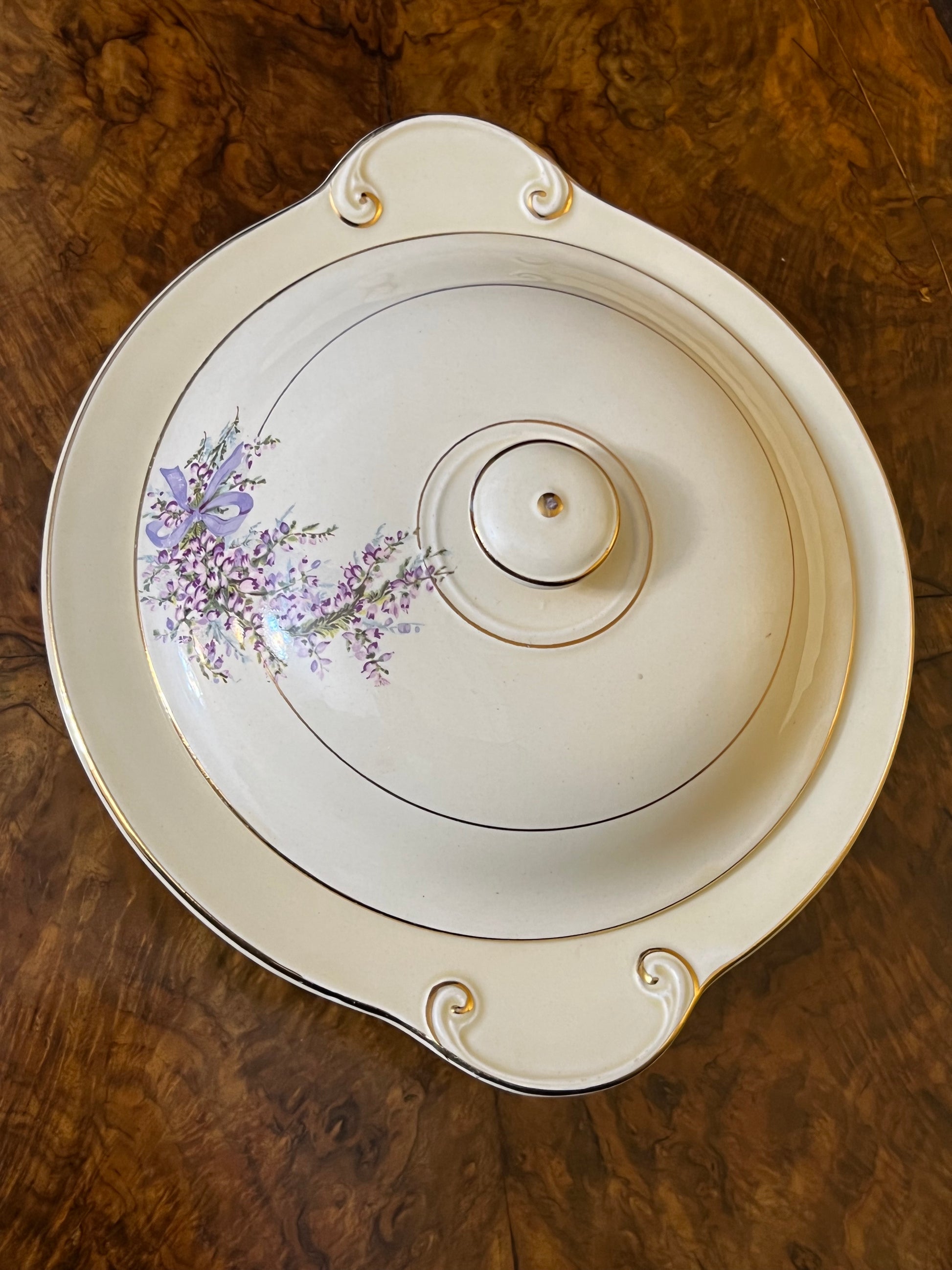 Royal Staffordshire A J Wilkonson Honeyglaze Serving Bowl with Lid