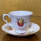 Royal Vale Crimson Rose Tea Cup & Saucer