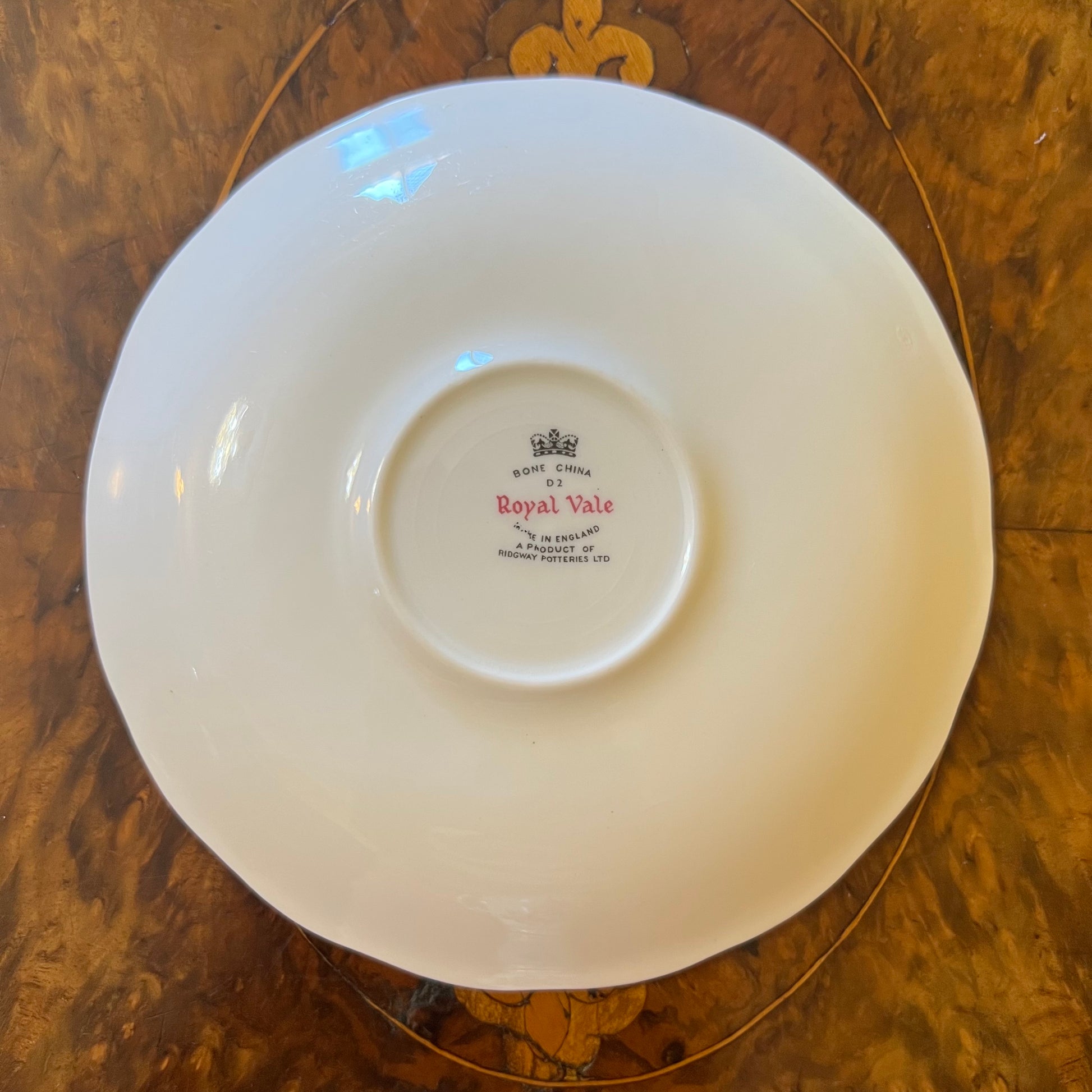 Royal Vale Pink Floral Saucer Plate