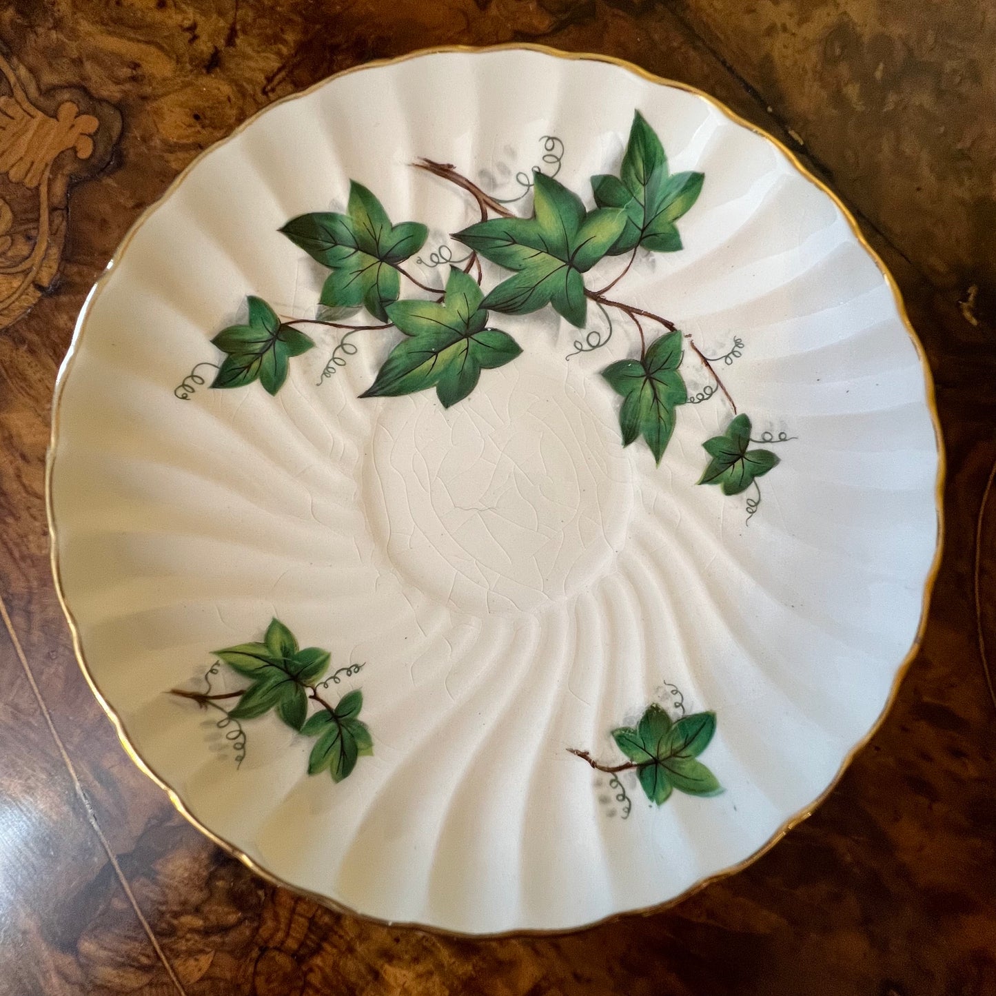 Royal Wessex Ironstone Leaf Print Saucer