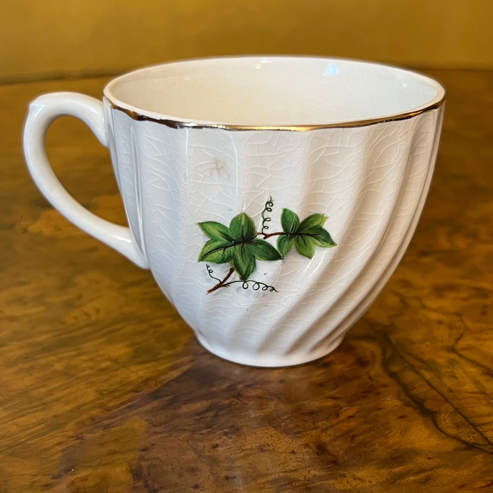 Royal Wessex Ironstone Leaf Print Tea Cup