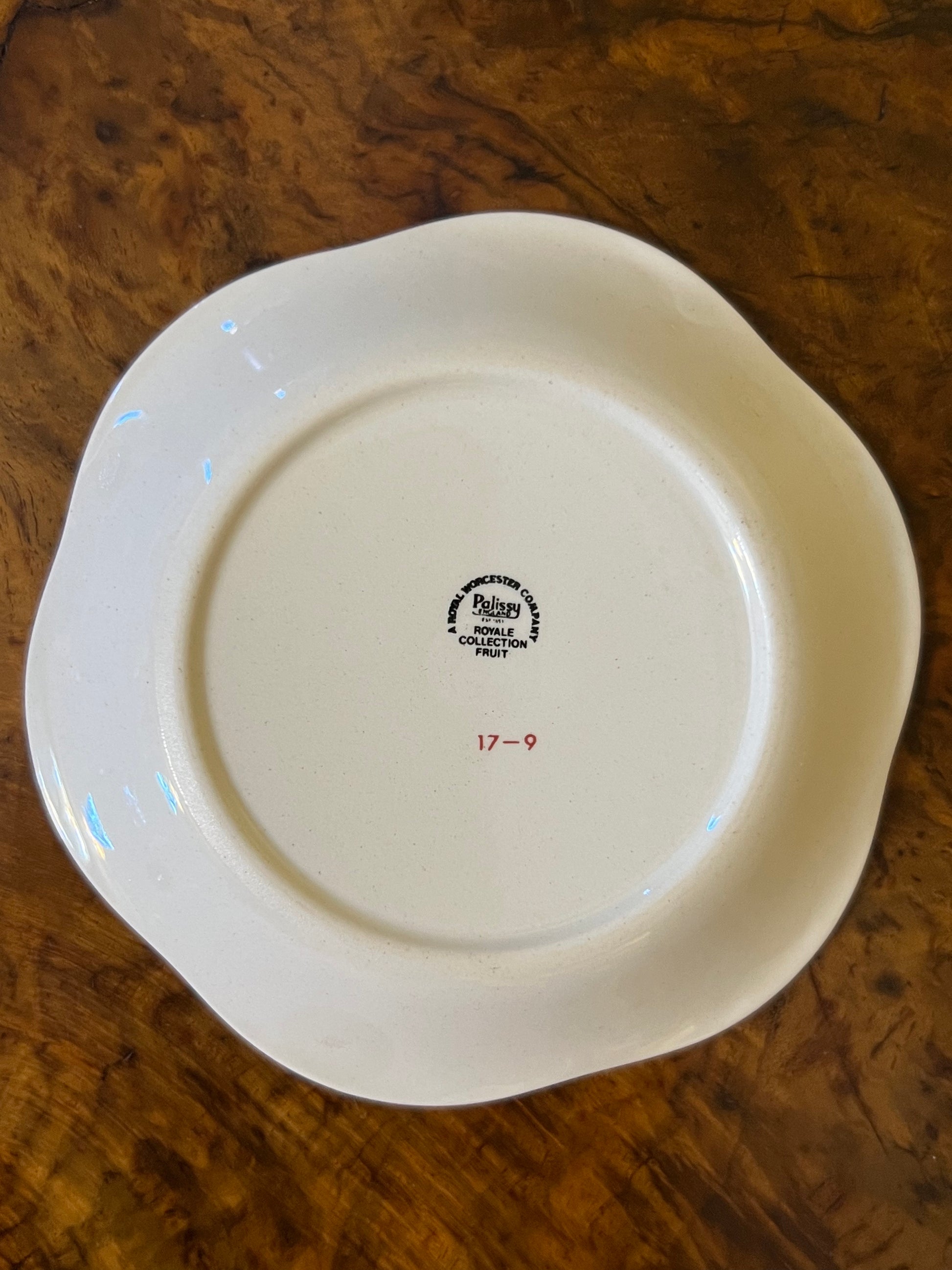 Royal Worcester Palissy Royale Collection Fruit Plate Dish