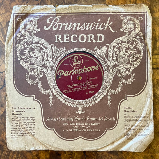 Sibyl Sanderson Fagan Ensemble – Nightingale Song / Souvenir Record 