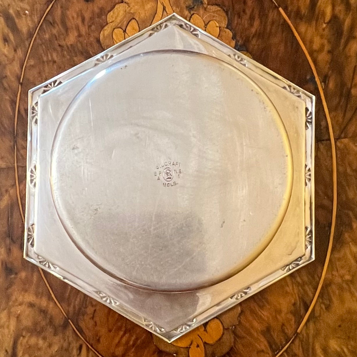Silcraft Silver Plated Dish or Wine Coaster