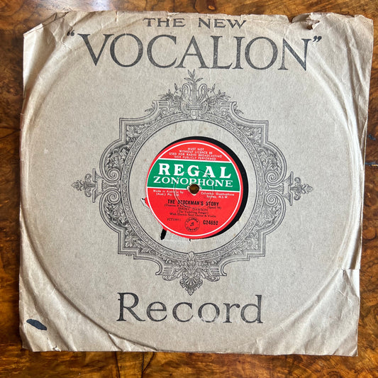 Smoky Dawson The Old Cockatoorali/ The Stockman's Story Record