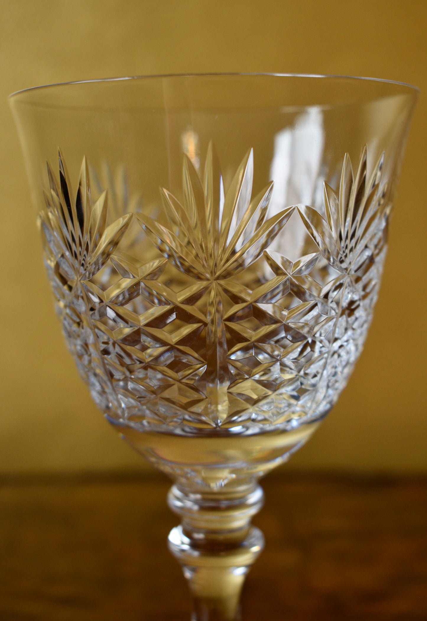 Thomas Webb England Wine Glass