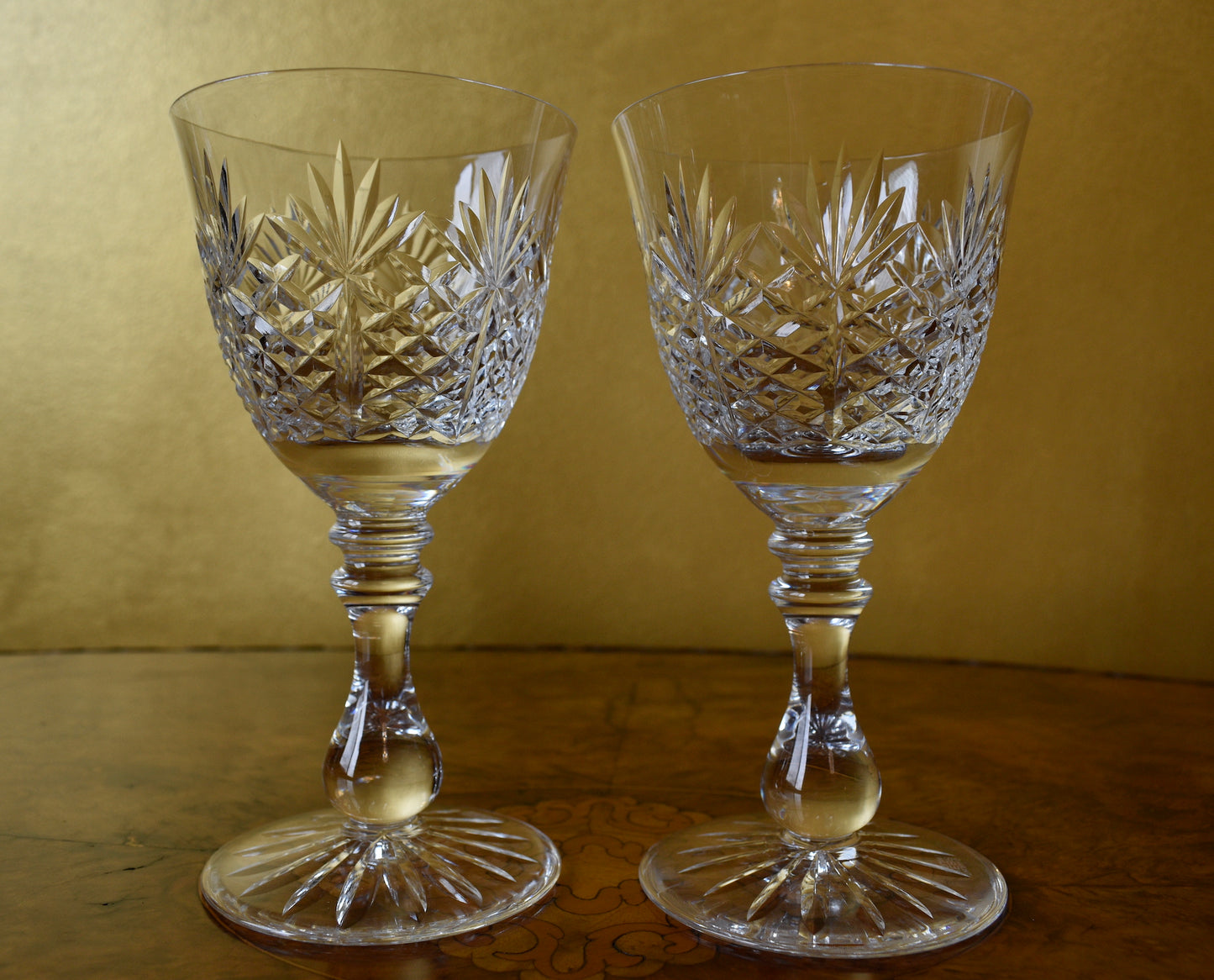Thomas Webb England Wine Glasses