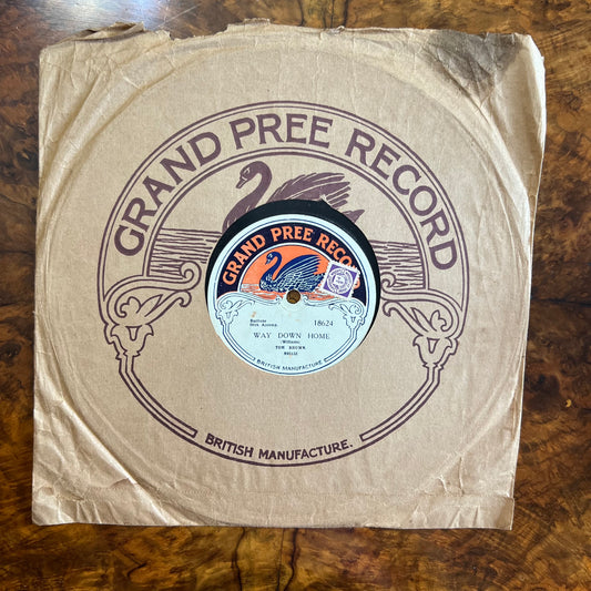 Tom Brown Sunny Swanee/ Way Down Home Record