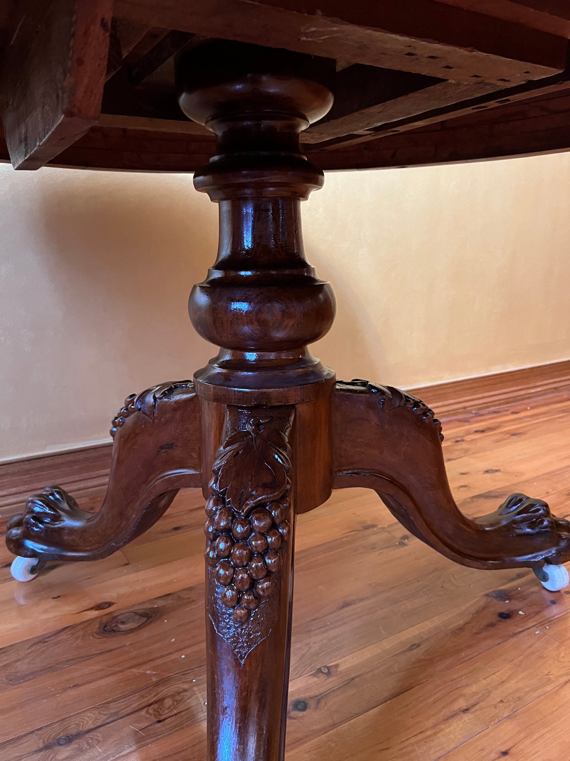Victorian Cedar Claw Feet Dining Table