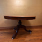 Victorian Cedar Tilt Top with Claw Feet Dining Table