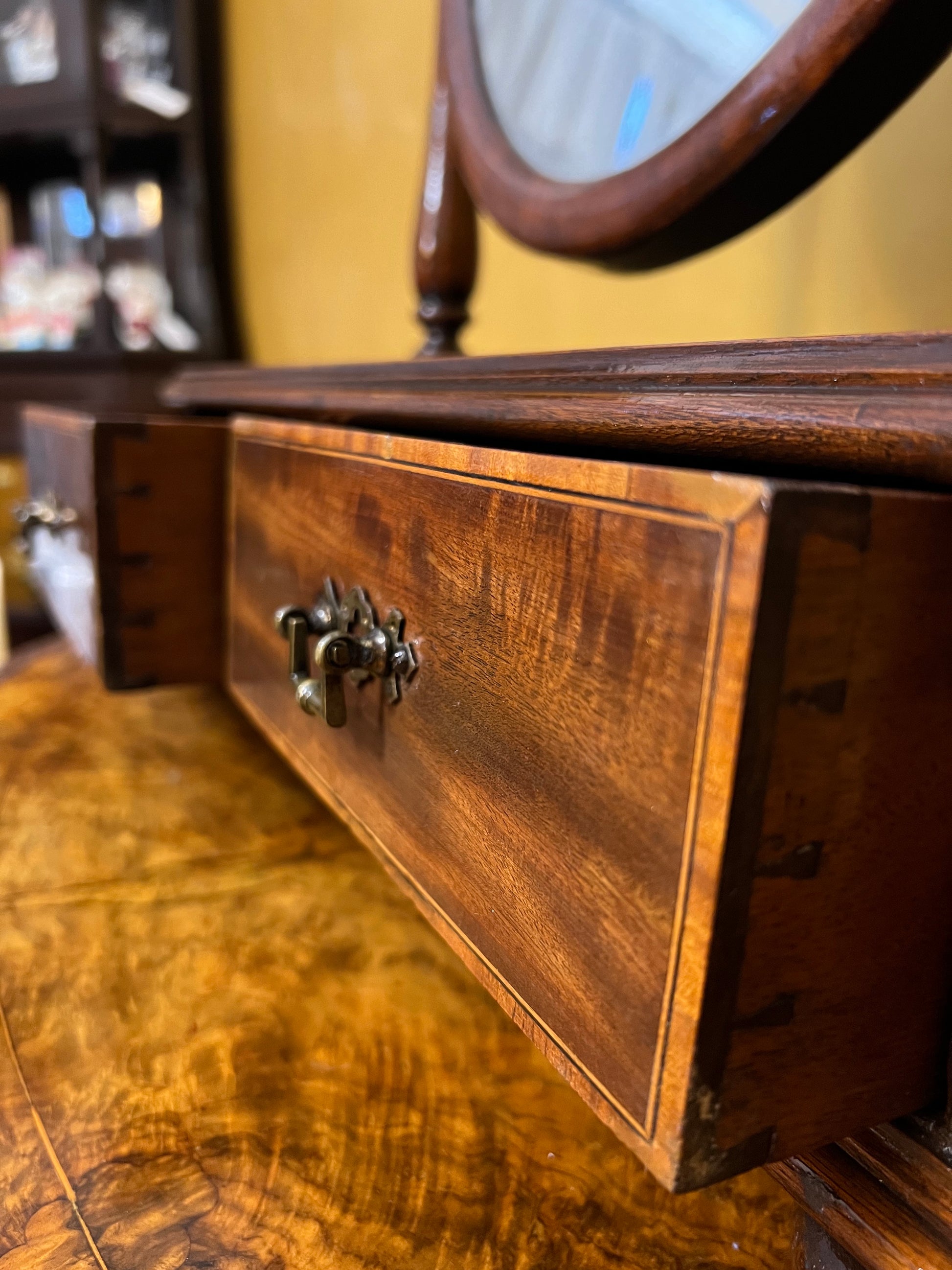 Victorian Mahogany Mirror