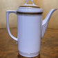 Vintage Bavaria Gold Border Print Demitasse Coffee Pot 