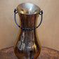 Vintage Brass Jug with Wrought Iron 