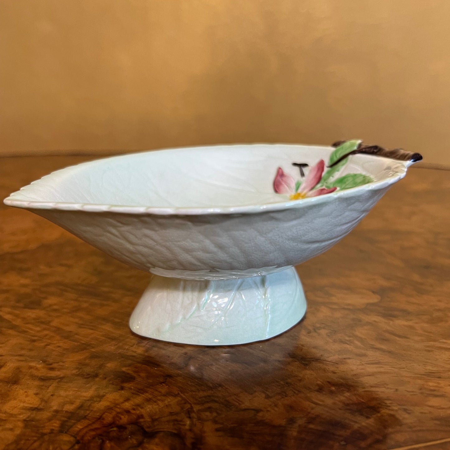 Vintage Carlton Ware Green Leaf Small Bowl
