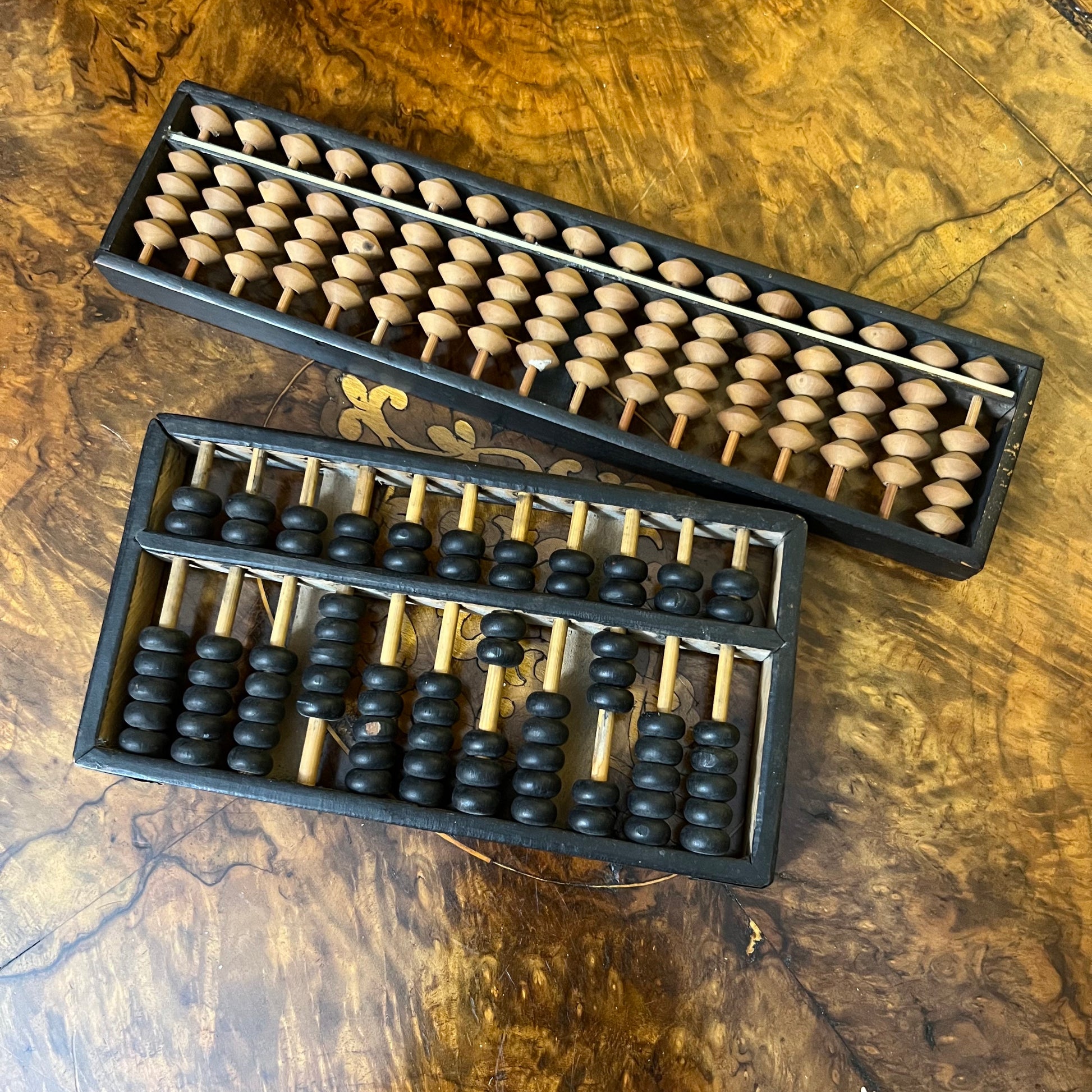 Vintage Chinese Abacus Pair 