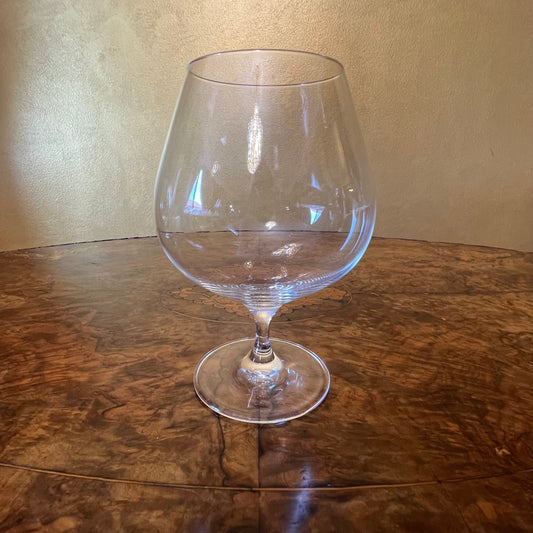 Vintage Crystal Balloon Brandy Glass
