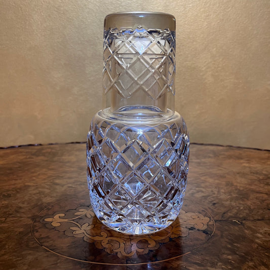 Vintage Crystal Carafe Tumbler Set