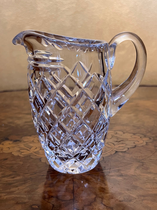 Vintage Crystal Cut Small Jug