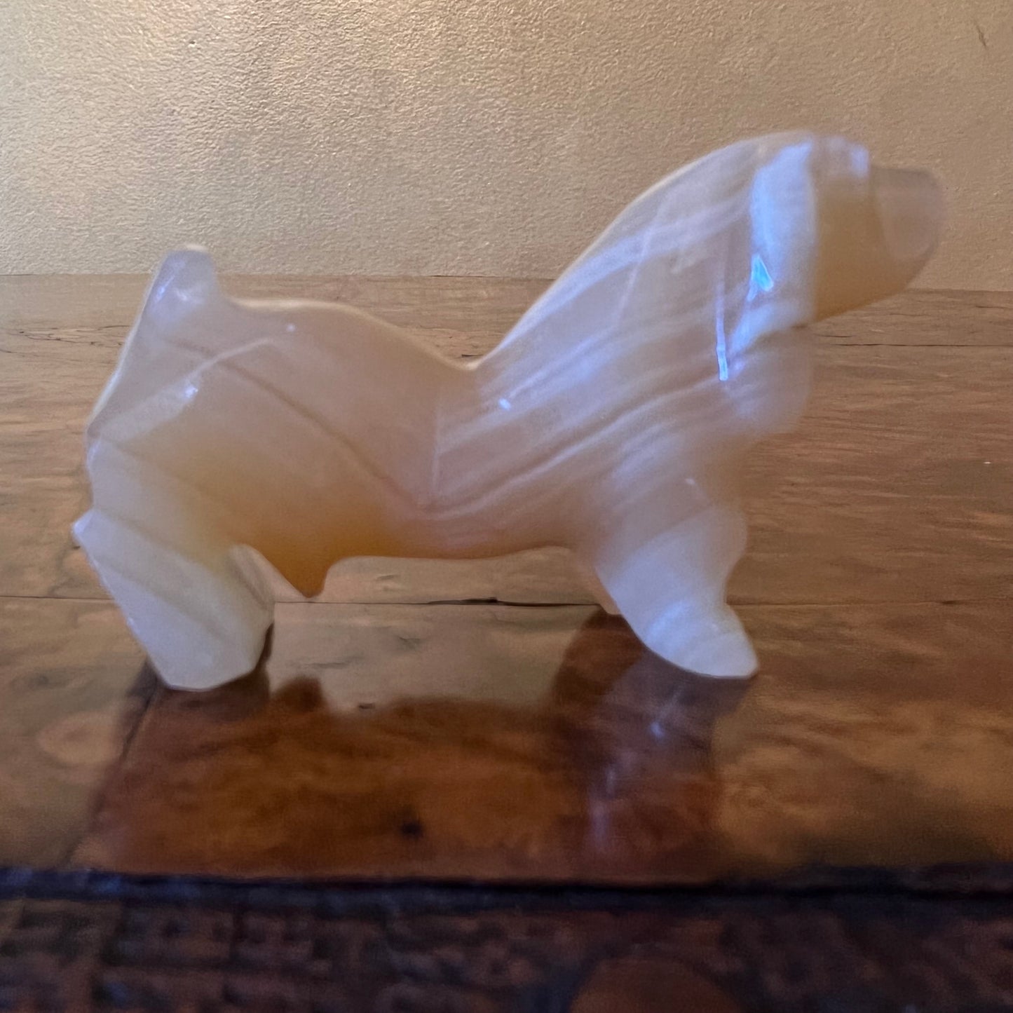 Vintage Crystal Hound Ornament