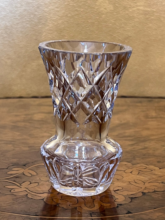 Vintage Crystal Small Vase