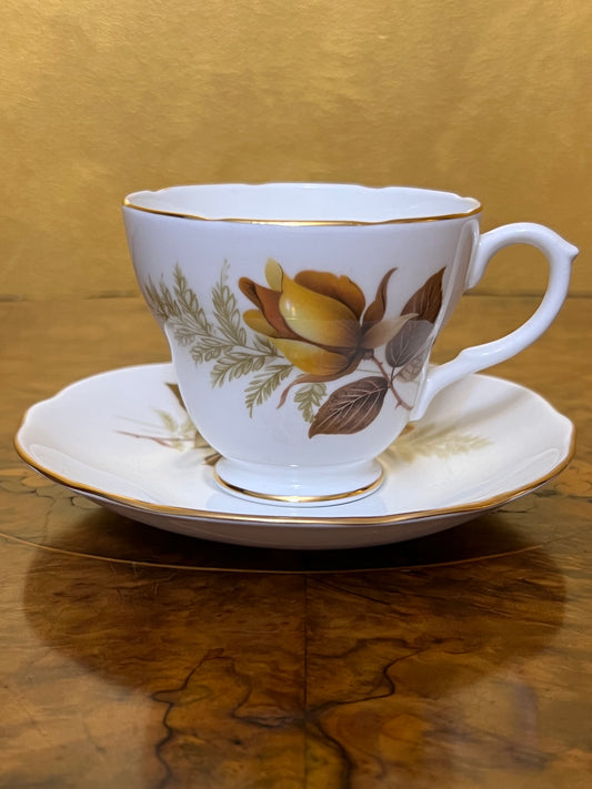 Vintage Duchess Yellow Rose Tea Cup & Saucer
