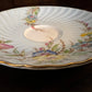 Vintage EB Foley Blue Floral Saucer 