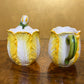 Vintage ESD Hand Painted Yellow Flower Milk & Sugar Bowls 