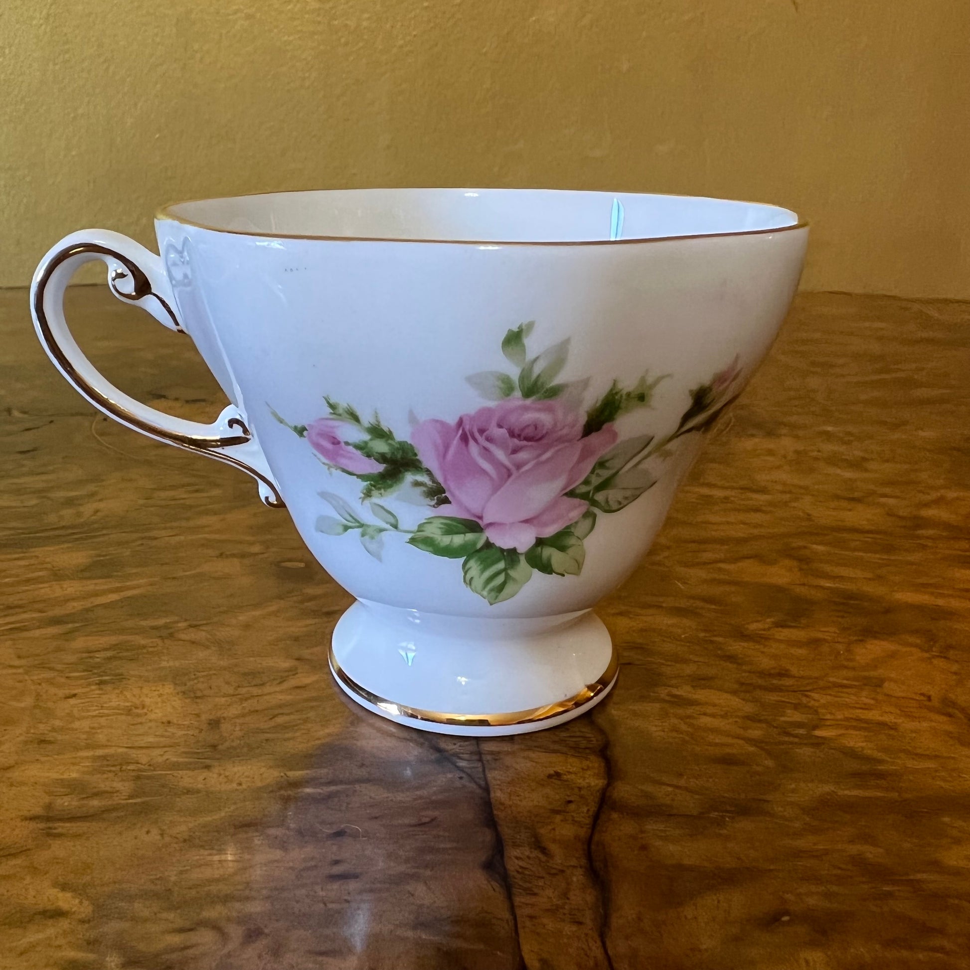 Vintage Foley Pink Rose Cup 