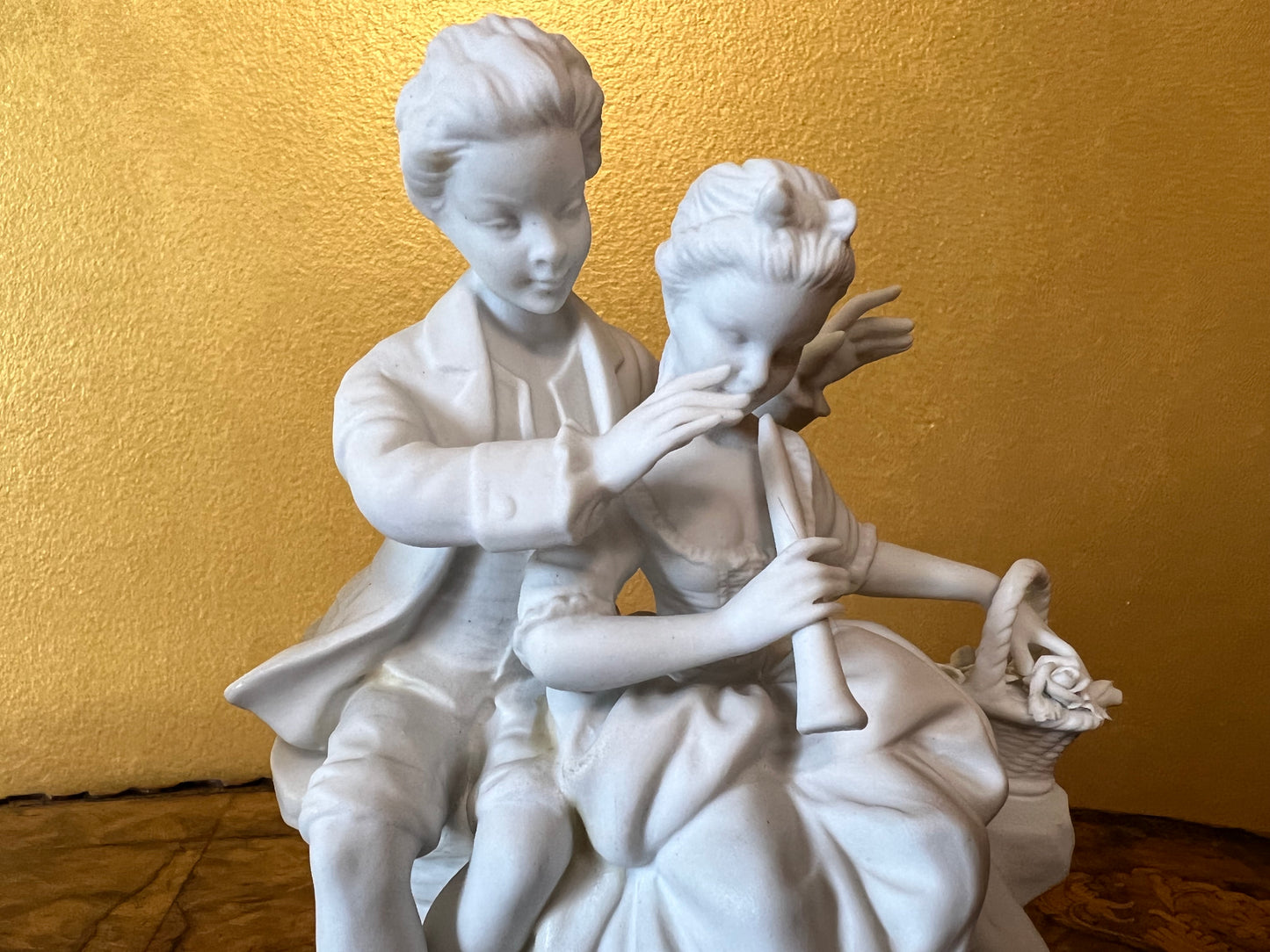 Vintage Germany Unterweissbach Bisque Porcelain of Woman 