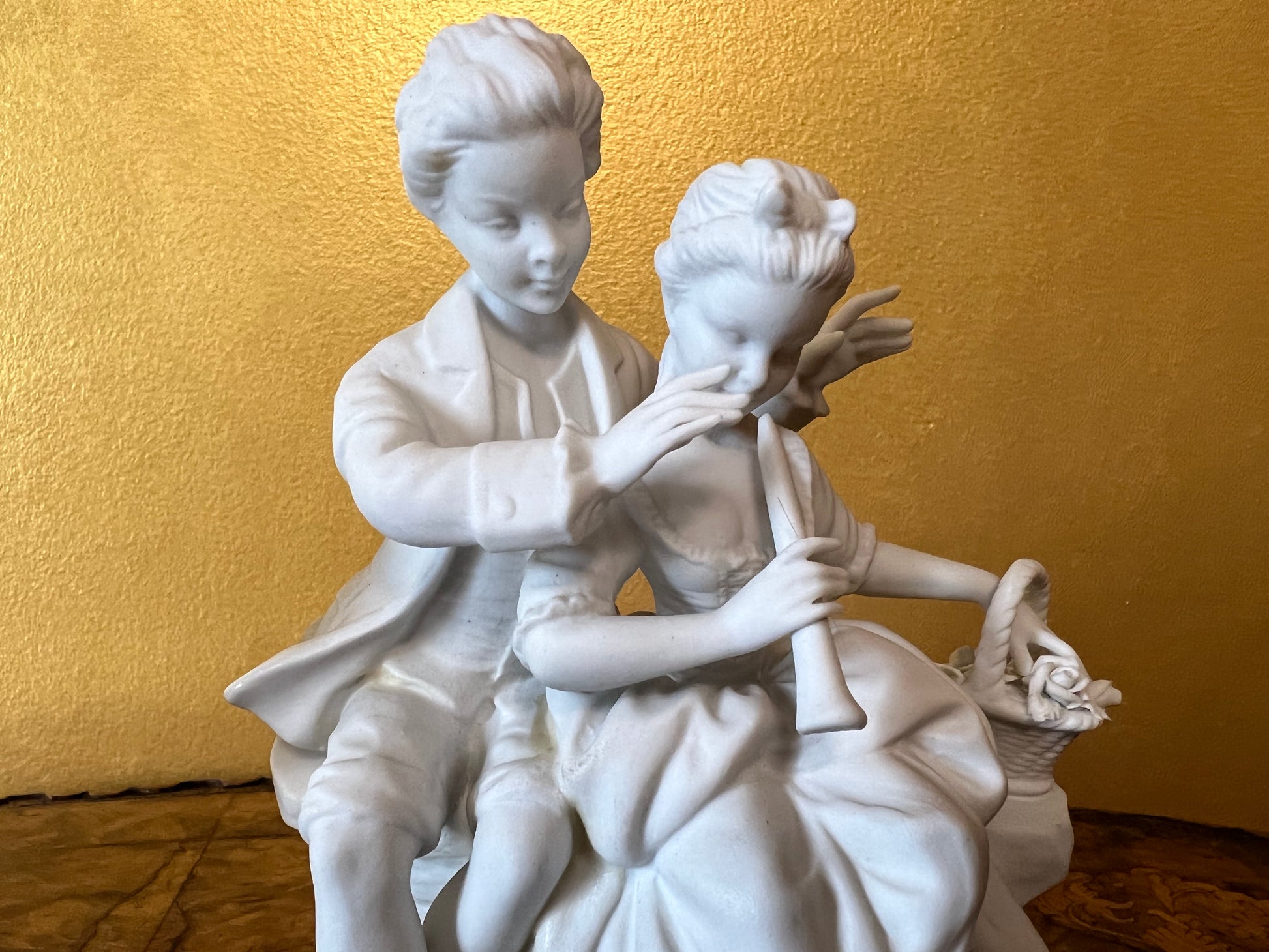 Vintage Germany Unterweissbach Bisque Porcelain of Woman 