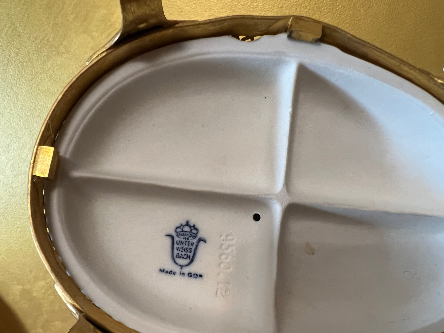 Vintage Germany Unterweissbach Bisque Porcelain of Woman & Man