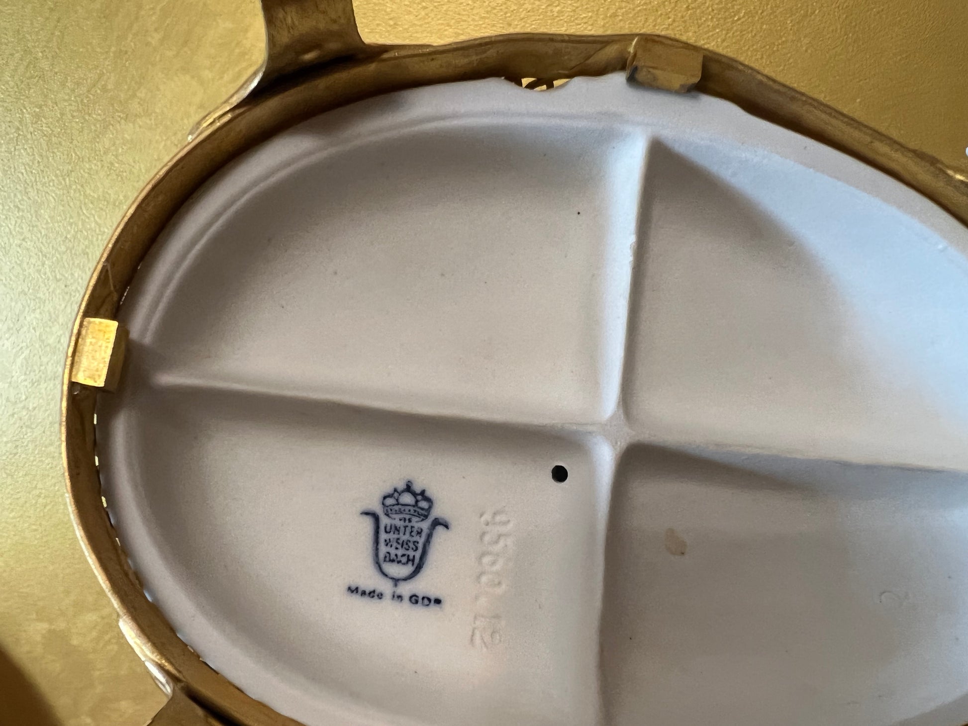 Vintage Germany Unterweissbach Bisque Porcelain of Woman & Man