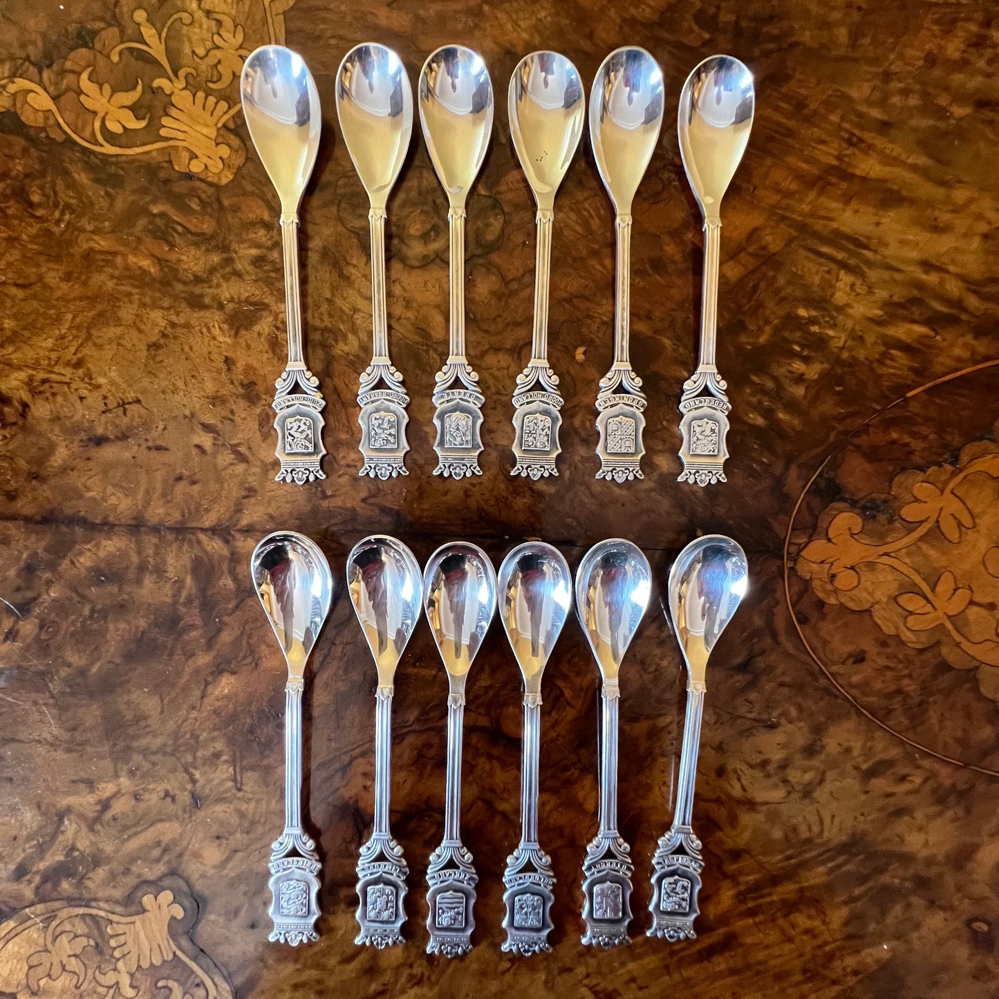 Vintage Gero Zilvium Silver Plated Spoons 