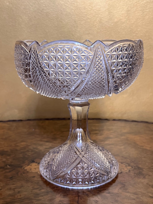 Vintage Glass Bowl Stand