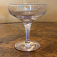 Vintage Glass Champagne Glass