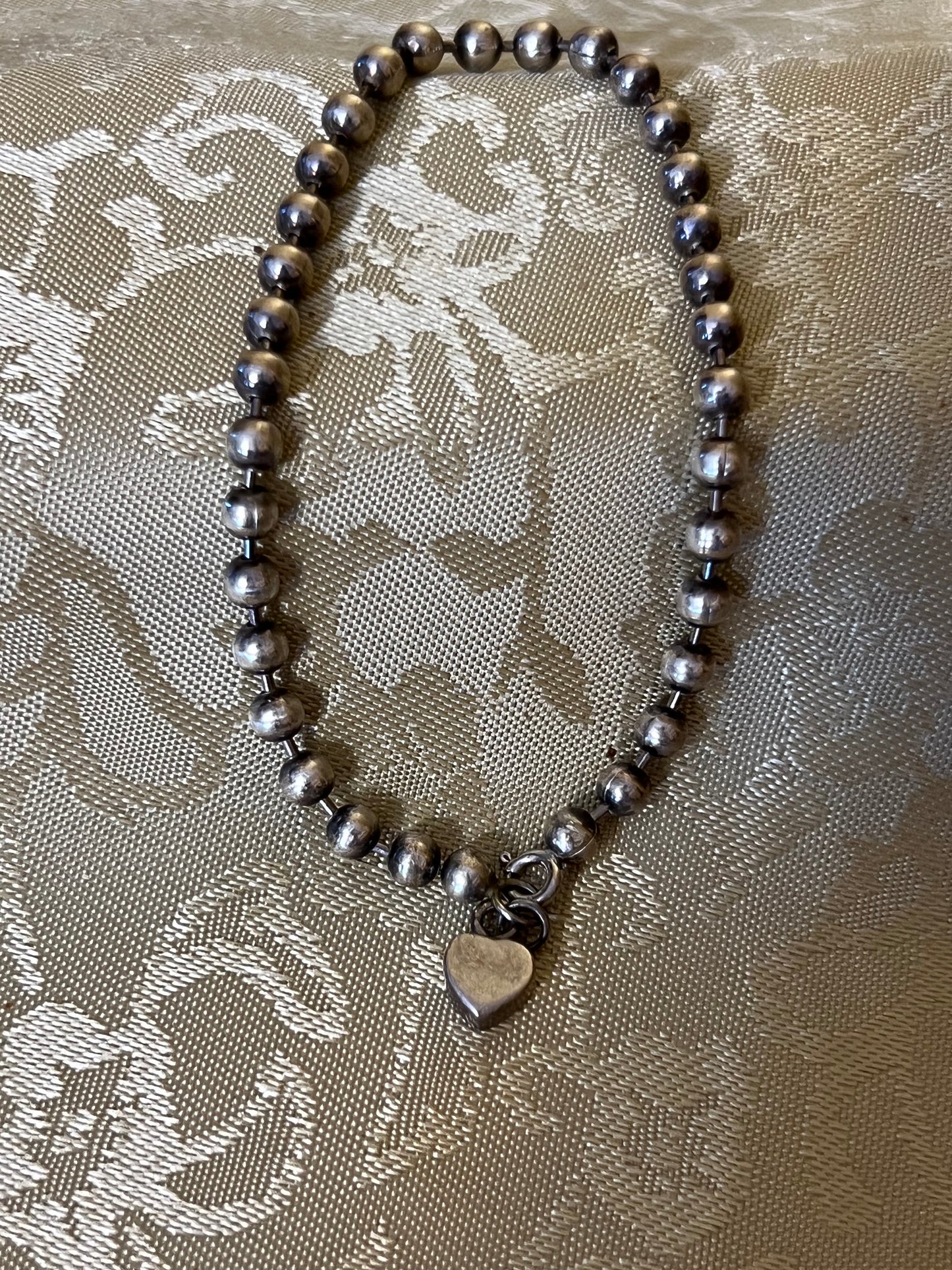 Vintage Heart Shape Pendant Bracelet