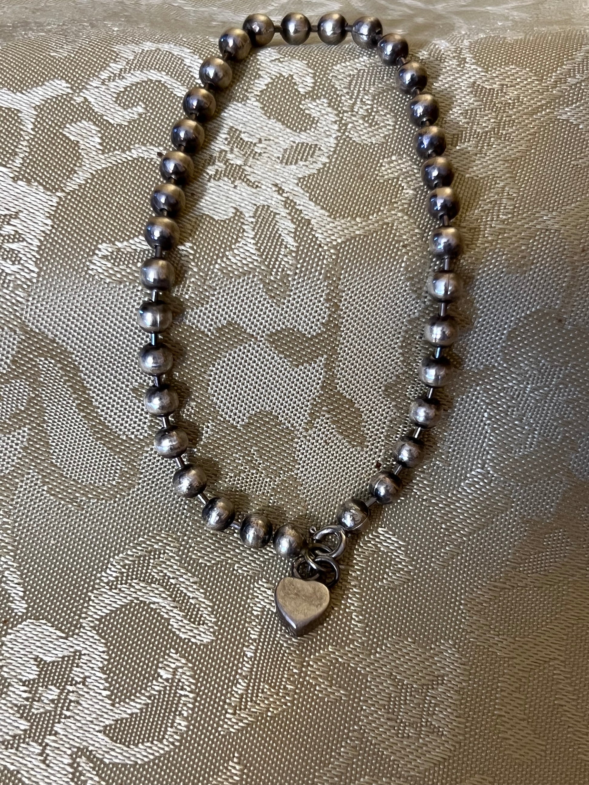 Vintage Heart Shape Pendant Bracelet