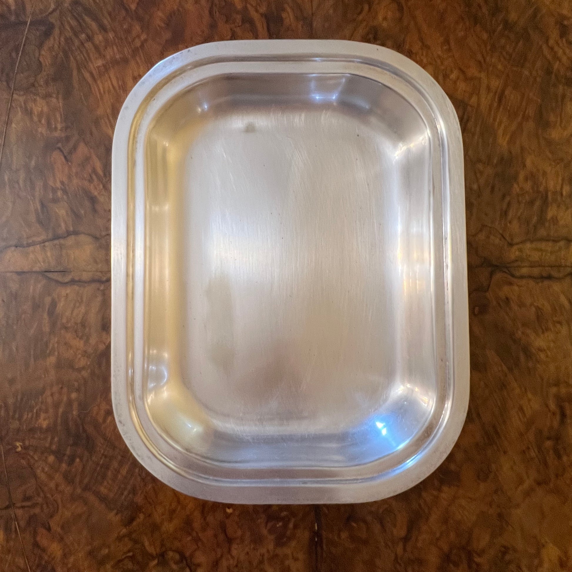 Vintage Hechworth Engraved Silver Plated Serving Tray with Lid