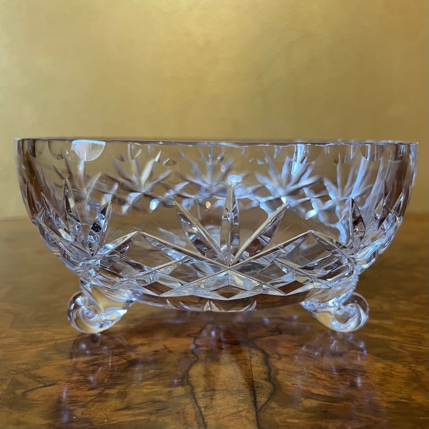 Vintage Inwald Crystal Display Bowl