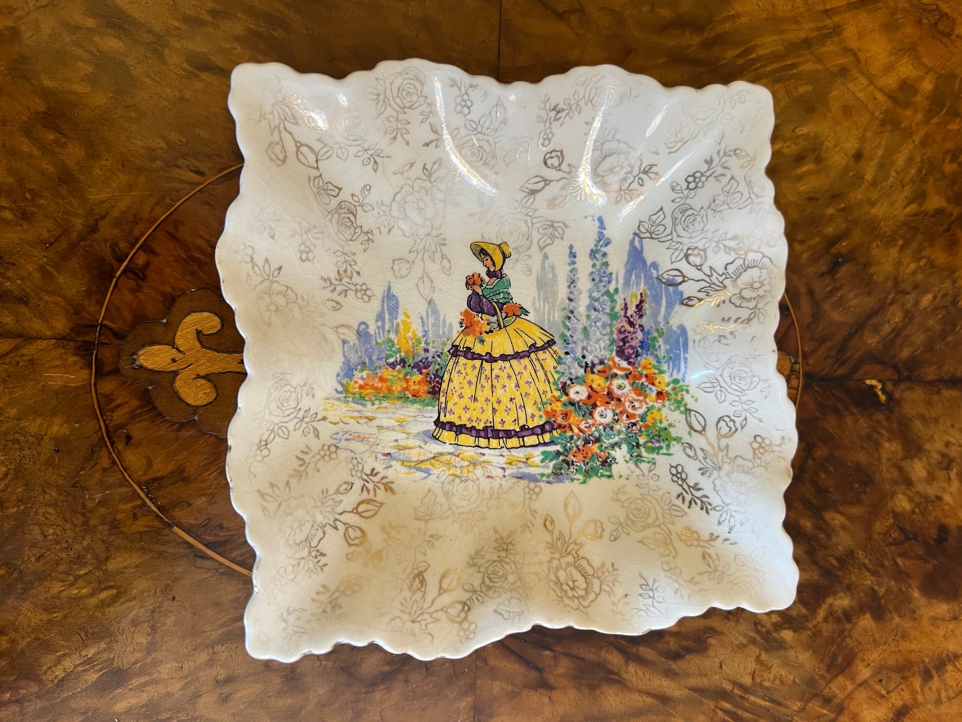 Vintage James Kent Crinoline Lady Small Bowl