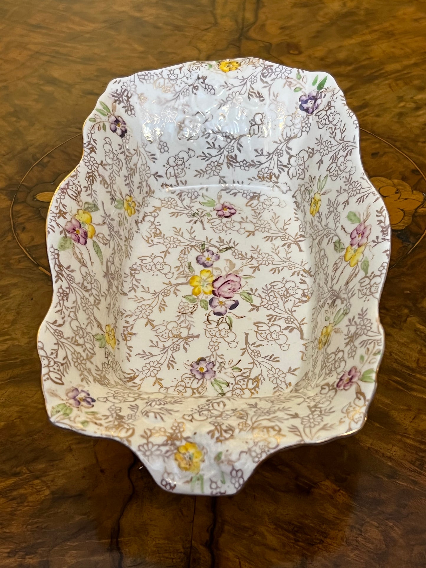 Vintage James Kent Pearl Delight Large Trinket Bowl