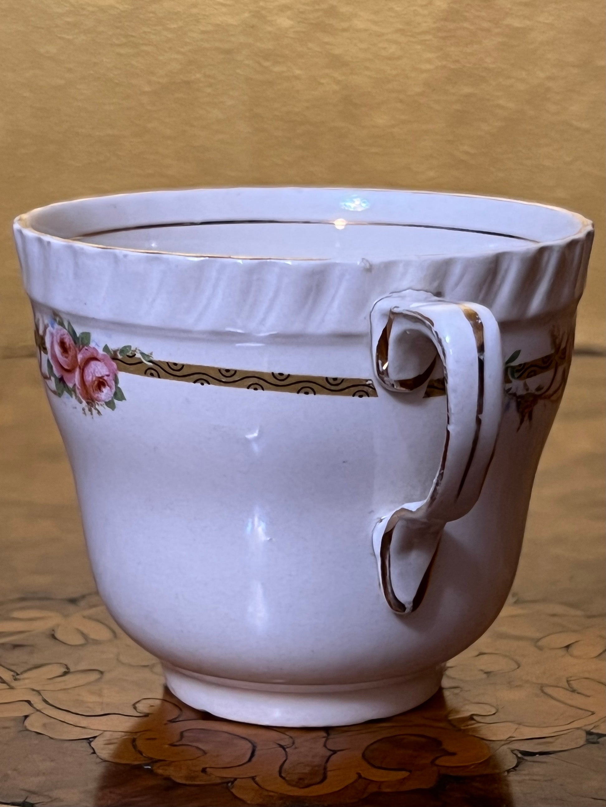 Vintage Johnson Bros Rose Print Tea Cup 