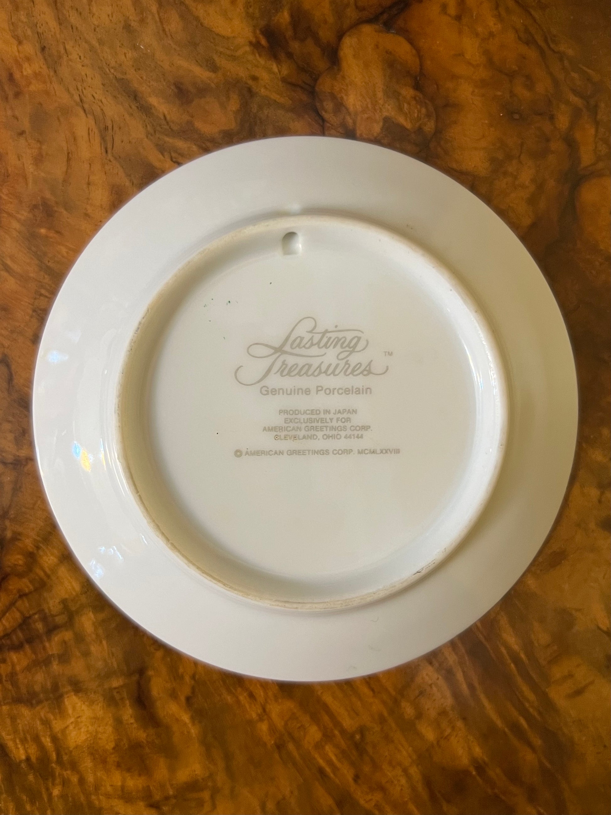 Vintage Lasting Treasures American Greetings "A Daughter Has The Sweetest Ways" Dish