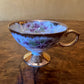 Vintage Lustre Ware Hand Painted Purple Tea Cup