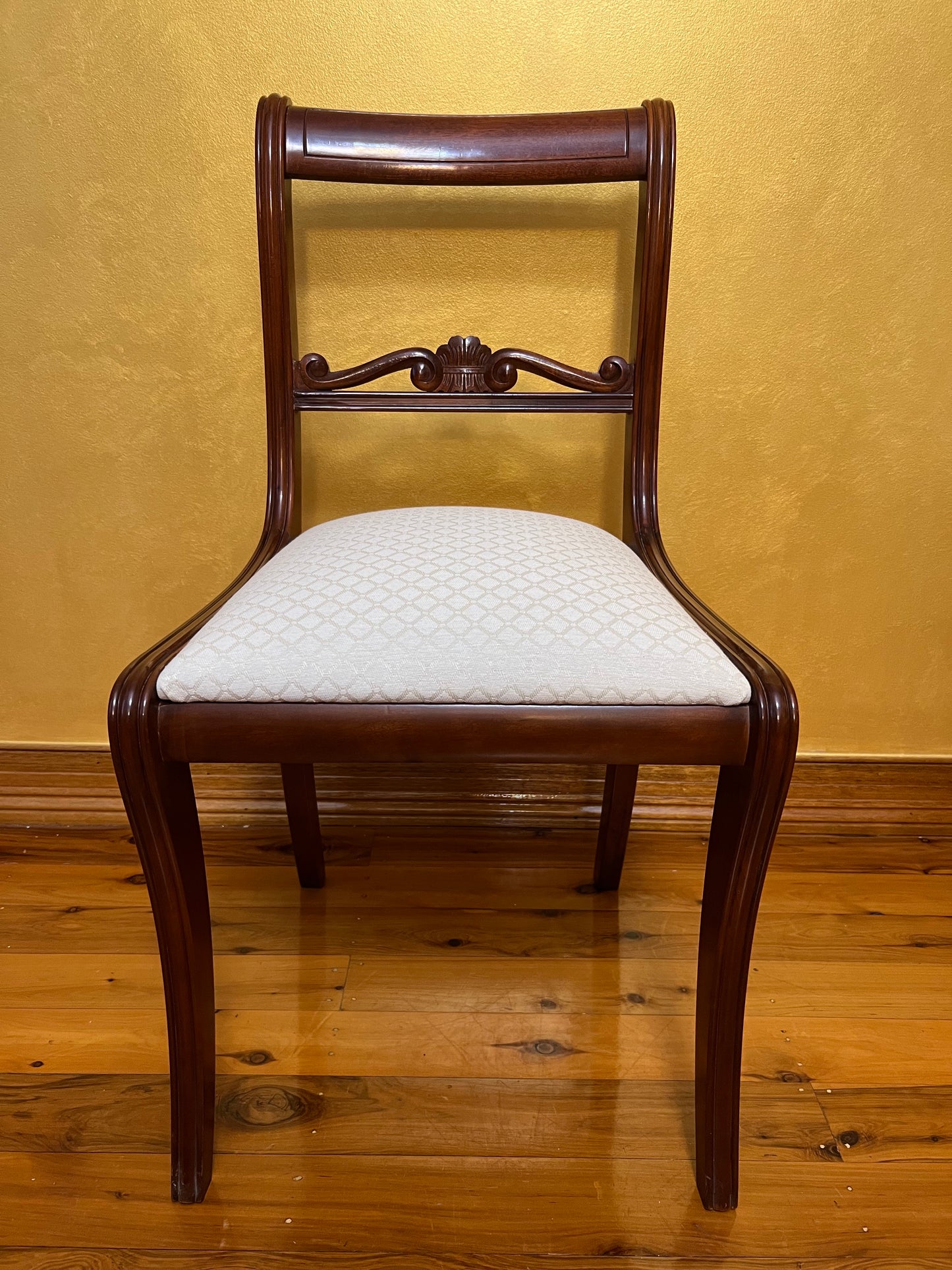Vintage Mahogany Chairs Set