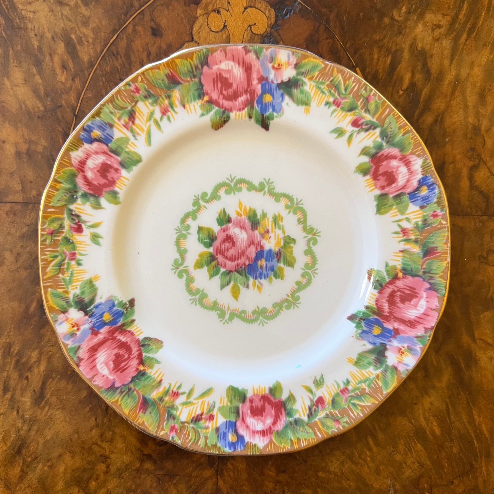 Vintage Paragon Tapestry Rose Side Plate