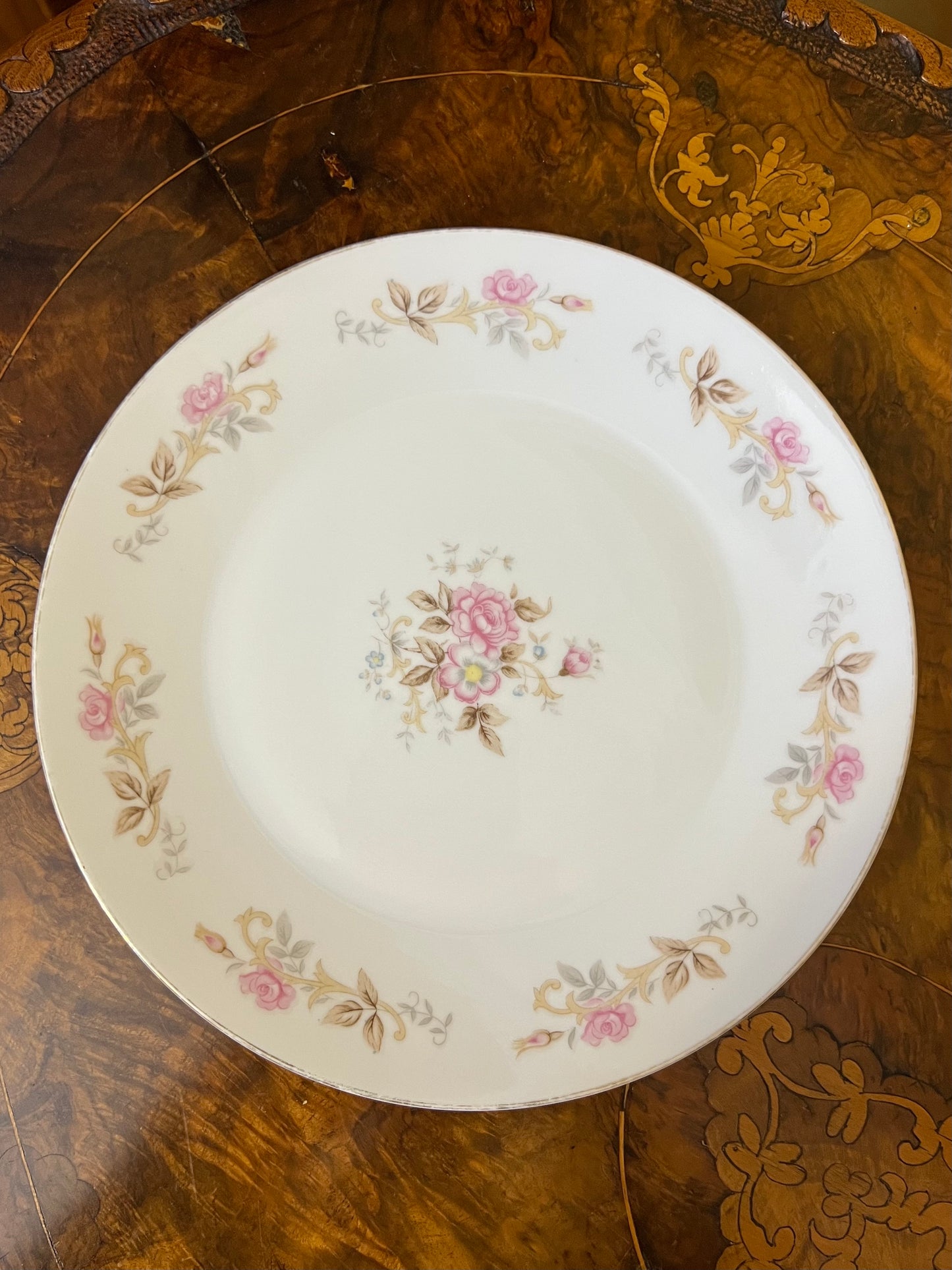 Vintage Princess_Yamato_Floral_Entree Plate 