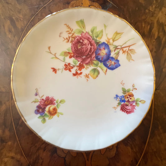 Vintage Royal Doulton Floral Dish Plate