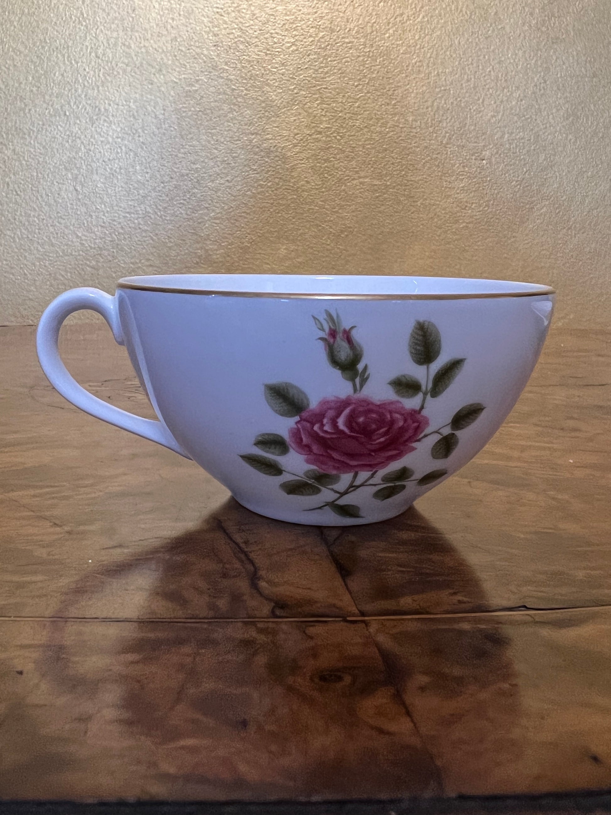 Vintage Royal Doulton Sweetheart Rose Tea Cup Trio